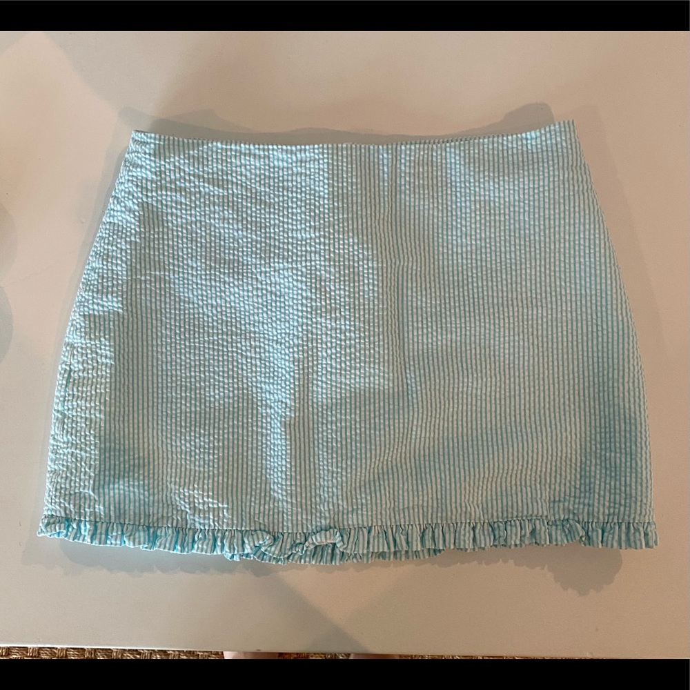 Lilly Pulitzer skirt seersucker